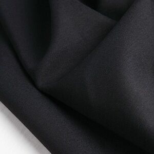 Eco-Responsible Ponte Fabric_BLACK